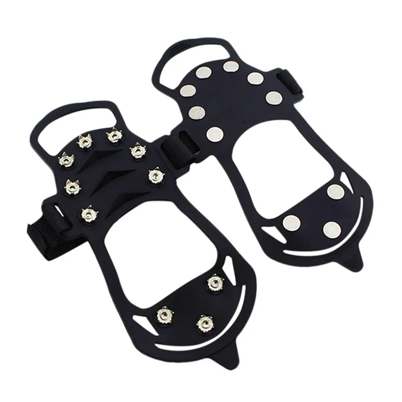 Ice Gripper Spike for Shoes Outdoor Anti Slip Climbing Snow Spikes Crampons Cleats Chain Claws Grips Boots Cover #3d20 (2)