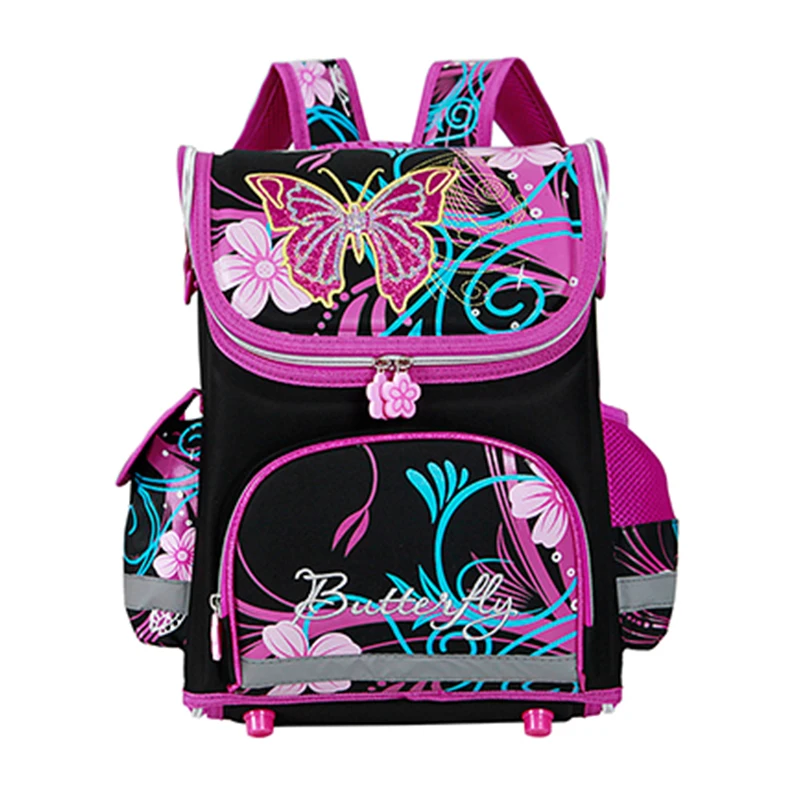 Новый Winx ортопедические девушки принцесса бабочка школьный рюкзак «Человек-паук» для мальчиков школьная сумка Детская Mochila Infantil Bookbags