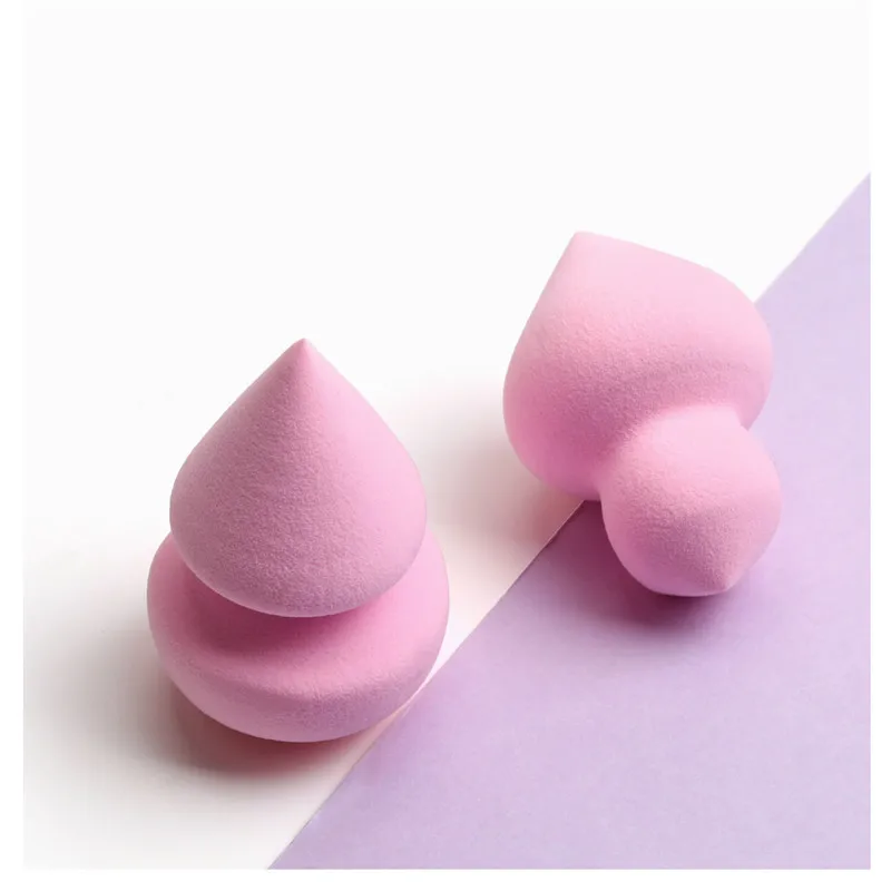 

2PCS Make Up Puff Non-latex Sponge Puff Foundation Blender Puff Wet and Dry Use Powder Smooth Cosmetic Beauty Tools NEW