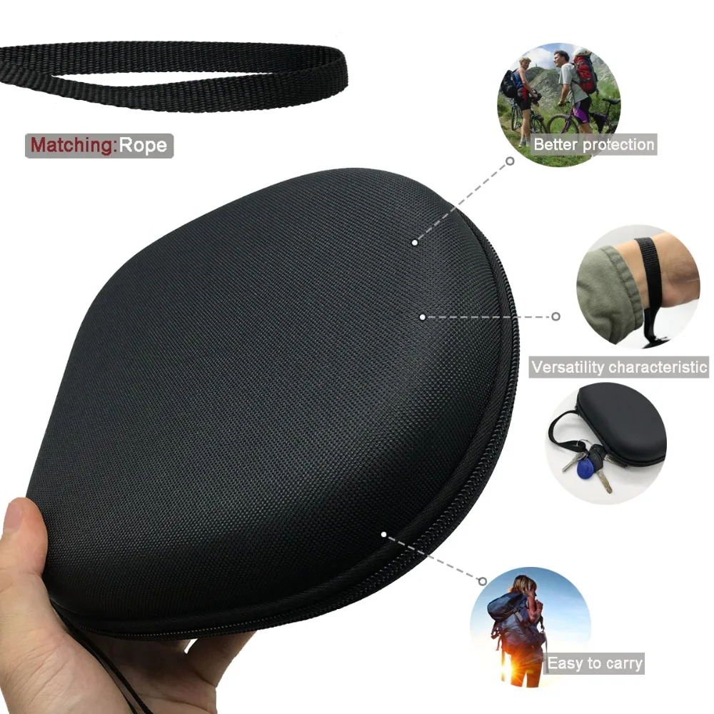 IMTTSTR Universal Headphone Protection Carrying Box Bag Case Storage Package for Sony WH CH700N WH CH500 MDR XB450AP Headphones