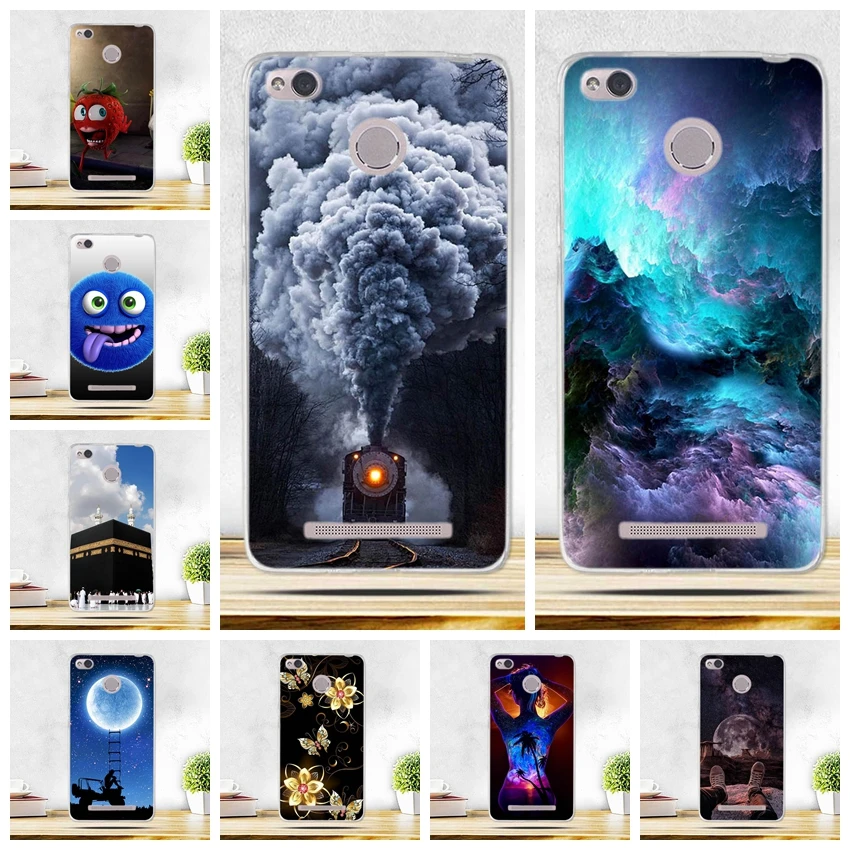 

Luxury Cases For Xiaomi Redmi 3 Pro 3s Redmi 3s Cover 3D Soft Silicon Phone Back Cover for Xiaomi Redmi 3 Pro Case Redmi 3 S Pro