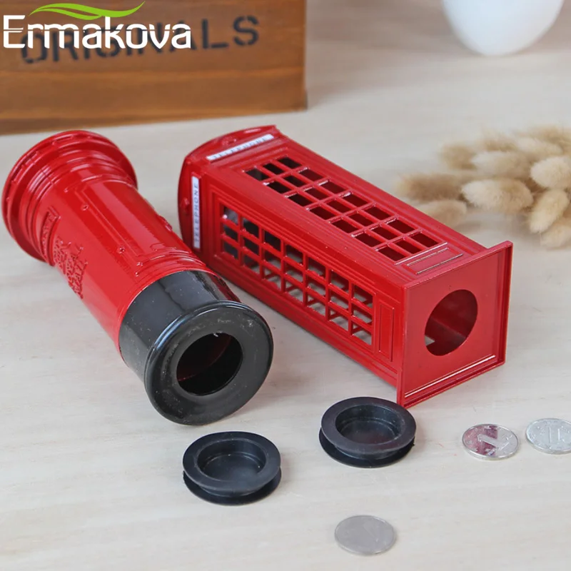 Металлическая лондонская телефонная будка ERMAKOVA почтовый ящик коробка для денег