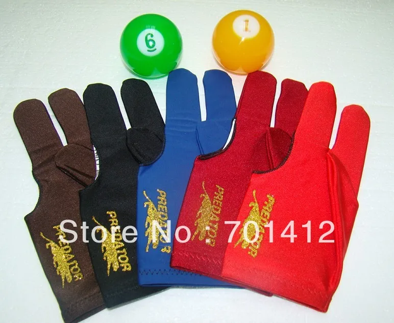10pcs/lot billiard snooker pool gloves free shippingin Snooker