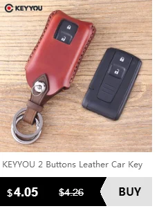KEYYOU натуральная кожа крышка 2 кнопки для VOLKSWAGEN VW Passat Polo Golf Sharan Jetta Bora чехол для ключей Fob Автомобильный ключ крышка