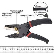 Hot 3 In 1 Multifunction Cutting Tools Pliers Wire Cut Garden Pruning Shears Outdoor Survival Tool XJS789