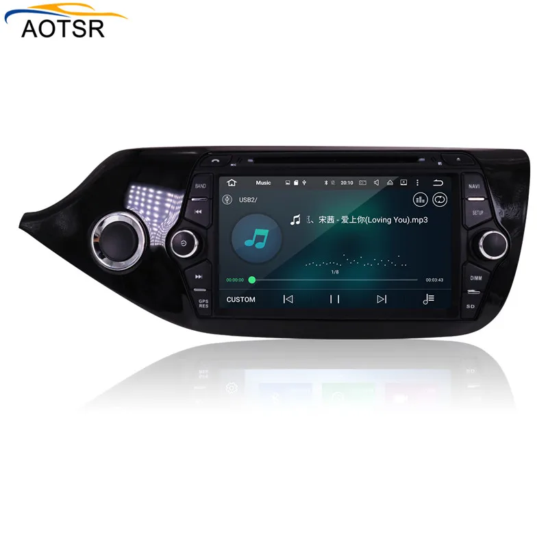 Excellent IPS Screen Android 8.1 Car multimedia dvd player head unit For KIA CEED 2013 2014 2015 GPS Navigation radio auto stereo 4+32G BT 10