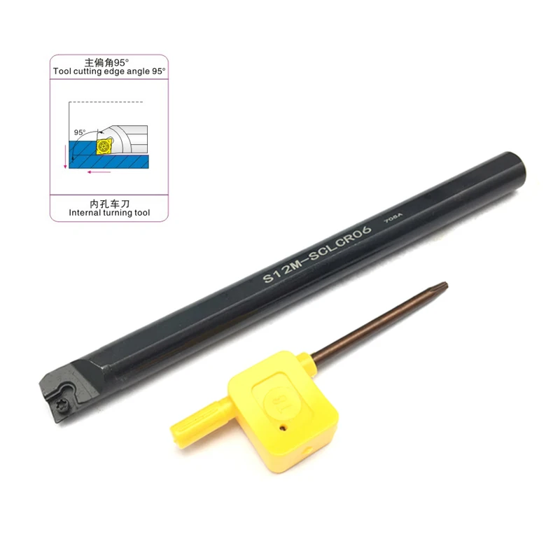 

S12M-SCLCL06 S12M-SCLCL09 S16Q-SCLCL09 SCLC Metal Lathe Cutting Tools Alloy steel Lathe Machine CNC Internal Turning Tool Holder