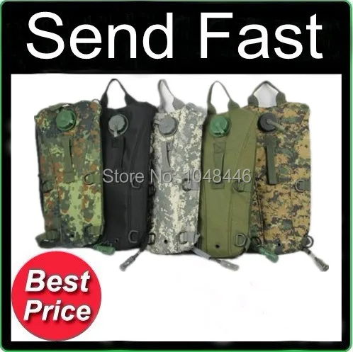 

6 Colors Tactical Army Hydration Backpack Carrier With 84 oz. Water Drinking Bladder Reservoir Capacity System