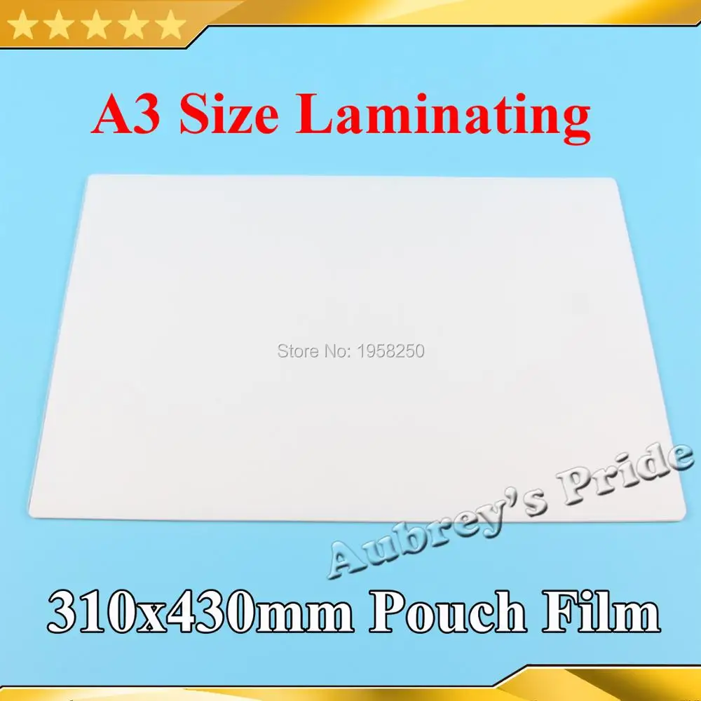 80 Mic 100PCS/Lot 3 inch 95mmmx66m Clear Thermal Laminating Pouches Laminating  Sheets Laminating Film for