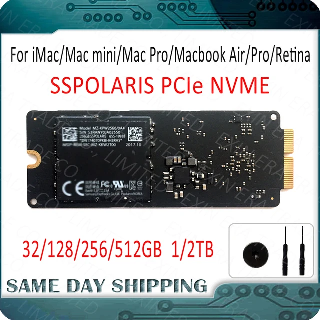 For iMac mini Macbook Pro and Retina Mac SSD FASTEST PCIe x4 POLARIS