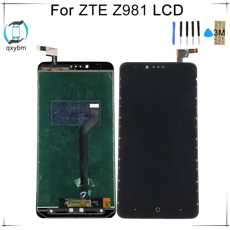 6 дюймов для ZTE Z981 LCD полный дисплей с сенсорным экраном дигитайзер Assambly запасные