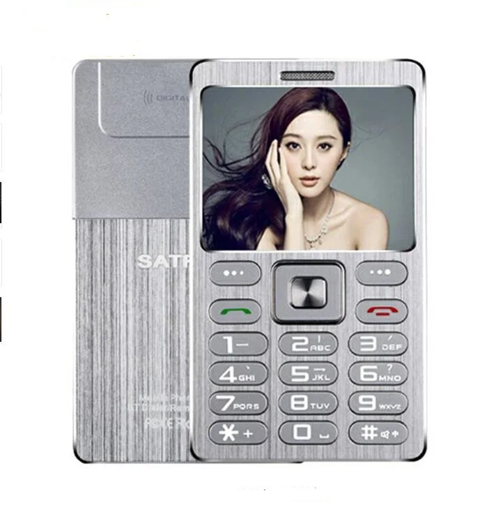 A10 мини металлическая карта телефон bluetooth BT циферблат 3,5 мм разъем наушники Студенческая карта сотовый телефон PK E1 M5 - Цвет: silver