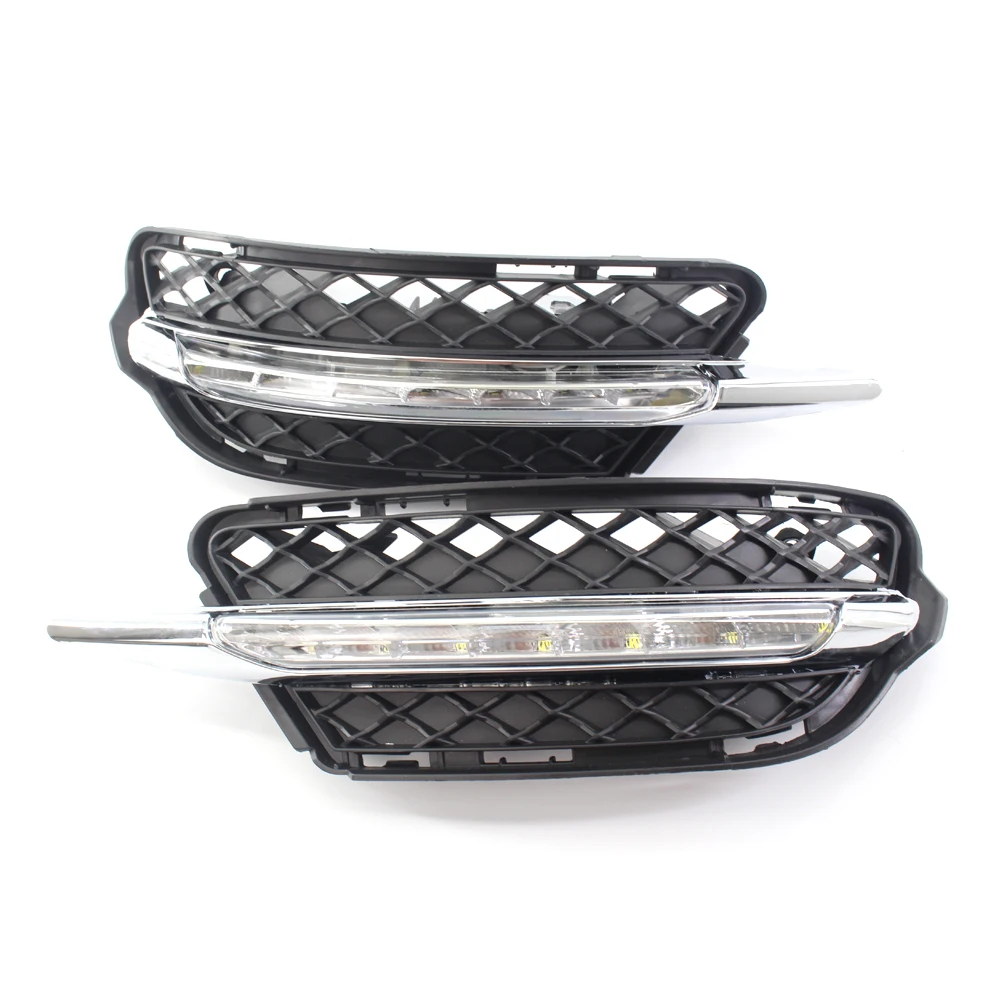 

1 SET Left side Fog Light &Trim Cover Grille &Trim Molding For Mercedes