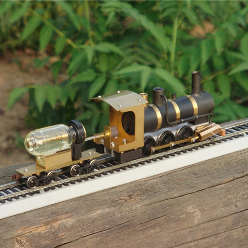 Паровой поезд модель паровоз модель паровой привод Хо пропорции живой паровой двигатель