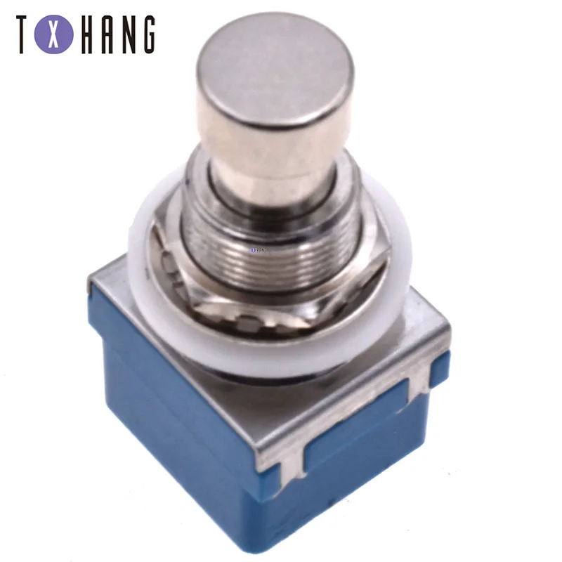 

3PDT 9-PIN Guitar Effects Stomp Switch Pedal Box Foot Metal True Bypass Free Shipping