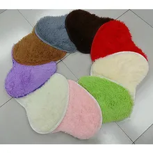 16 цветов в форме сердца ковер стул для ванной напольная Подушка-коврик корейский домашний декоративный Придверный коврик абсорбирующий Нескользящие молитвенные коврики