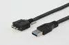 Cable Micro B USB 3,0 Micro B de 5Gbps con conector de bloqueo de tornillo de montaje en Panel Cable de prevención de desprendimiento 1,5 m 2m 3m 5 m 2 3 5 metros ► Foto 2/4