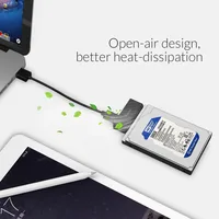 sata כבל Orico 2.5 אינץ USB3.0 מתאם הכונן הקשיח מסוג C / Micro B SATA SSD מיני SATA כבל מתאם ממיר עם פונקצית OTG (4)