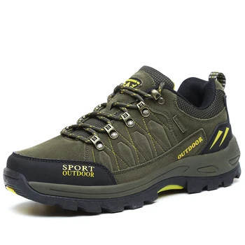 

Men Women Mid-top Waterproof Leather Hiking Shoes Outdoor Trekking Boots Trail Camping Climbing Outventure Hunting Shoes