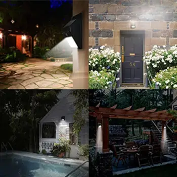 

ICOCO Intelligent Safety LED Light Control Solar PIR Motion Sensor Light Waterproof Solar Wall Lamp Heat Proof Durable