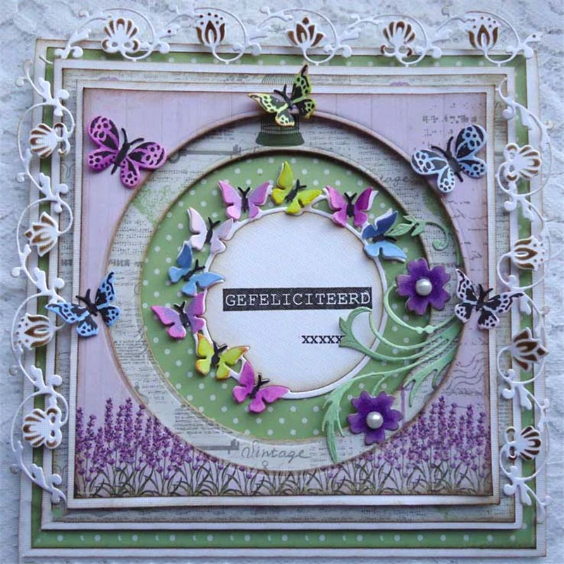 

YaMinSanNiO Flower Metal Cutting Dies Dies Stencils for Scrapbook Card Decor Craft Dies Embossing New Dies for 2019