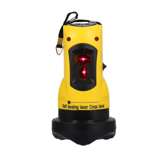 Meterk Cross Line Laser with Measuring Range 50ft Rotatable 360 Degree with Flexible Magnetic Base Battery Included MKLL02 Switchable Self-Leveling Vertical and Horizontal Line Laser Level