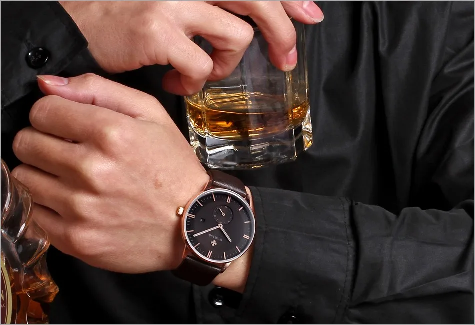 Бренд WWOOR часы для мужчин кварцевые ультра тонкие часы с датой для мужчин s часы Роскошные натуральная кожа мужские спортивные наручные часы Relogio Masculino