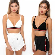 Женский спортивный бюстгальтер для фитнеса, Полосатое нижнее белье, бесшовный бюстгальтер, укороченный топ для бега, спортзала, Быстросохнущий дышащий жилет без проволоки, нижнее белье# 2S20FNFN