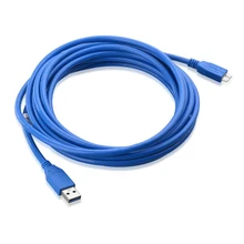 3FT USB 3.0 SuperSpeed A Male to Micro B Male Device Cable for Asus Transformer Book T100 / T300 Chi – Black / Blue
