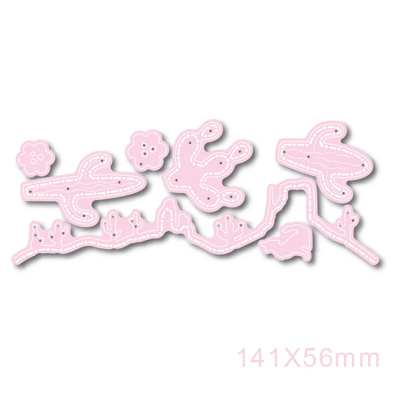 

Cactus Metal Cutting Dies New 2018 Stencils for DIY Scrapbooking DIY Paper Cards Craft Making Craft Decoration