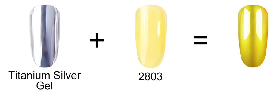 Elite99 10 мл Титан серебряный гель зеркальный лак для ногтей металлический цвет замачиваемый УФ-гель лак Полупостоянный дизайн ногтей маникюр гель лак