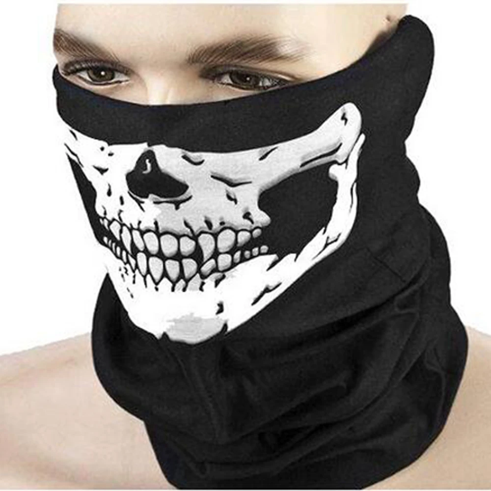 

1Pcs Otton Dust Mask Mask Skull Horror Mask Unisex Bicycle Dustproof Outdoor Sports Comprehensive Protective Cover