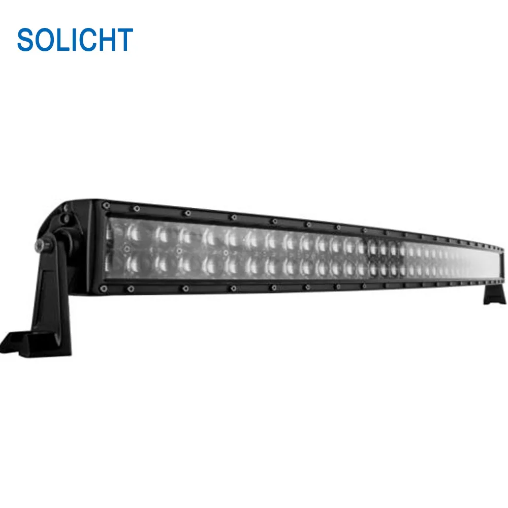 Kit 50 inch 288W Cree LED Light Bar Off-road Marine Waterproof Truck 4WD 4x4