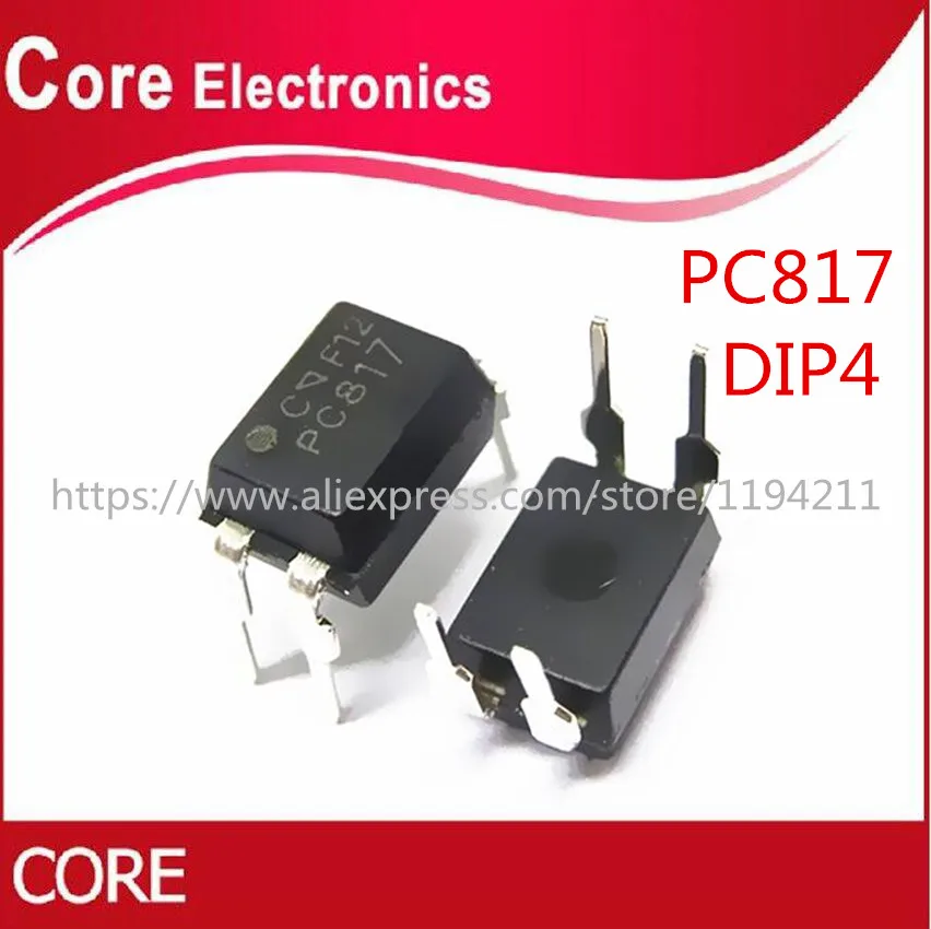 500 шт PC817 EL817 817 817C FL817C PS817C оптопара в корпусе DIP|Интегральные схемы| |