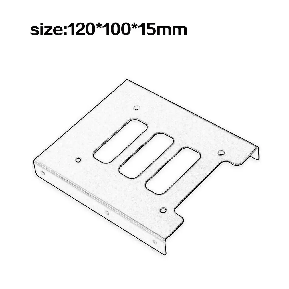 HolderSSD лоток 2,5 дюймов до 3,5 дюймов SSD адаптер для жесткого диска кронштейн держатель жесткого диска для настольного ПК