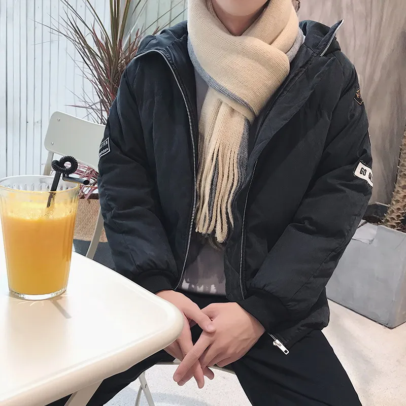 Skup Kurtka zimowa mężczyźni moda ciepły płaszcz bawełny ocieplana odzież wierzchnia płaszcze męskie kurtki marka kołnierz z kapturem odzież obcisła grube parki M 5XL