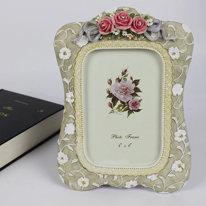 

6 - inch European - style creative garden pastoral frame expensive frame high - end European - style photo frame 2017