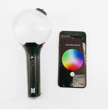BTS With Bluetooth Лидер продаж Lightstick концертный фонарь свет палка службы прямой доставки пожалуйста, свяжитесь с продавцом, чтобы получить больше Inforamtion - Цвет: BTS With Bluetooth