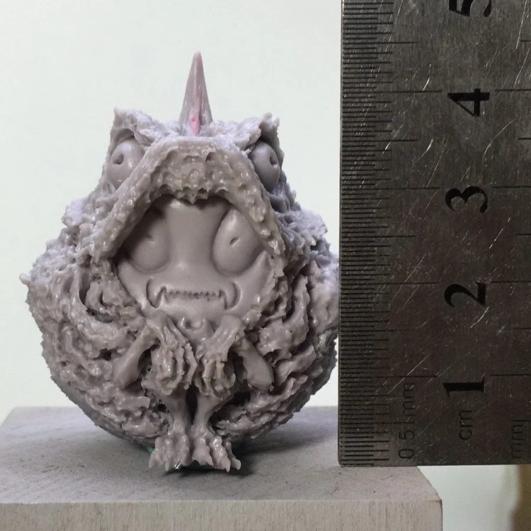 Японская WF 2017 зимняя снежная рогатая лягушка модель из смолы GK художественный