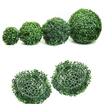

Artificial Plant Ball Topiary Tree Boxwood Home Outdoor Wedding Party Decoration Artificial Lawn hot 2019
