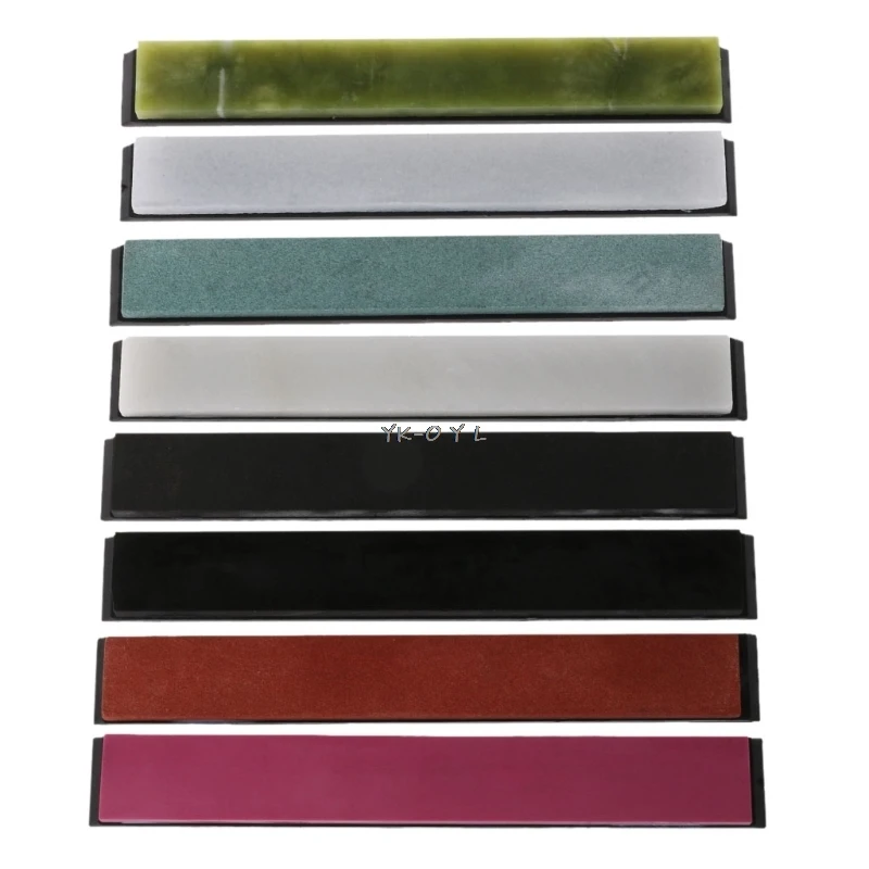 

8PCS Apex Pro Sharpener Whetstone Oilstone Holder Knife Sharpening Stone Set