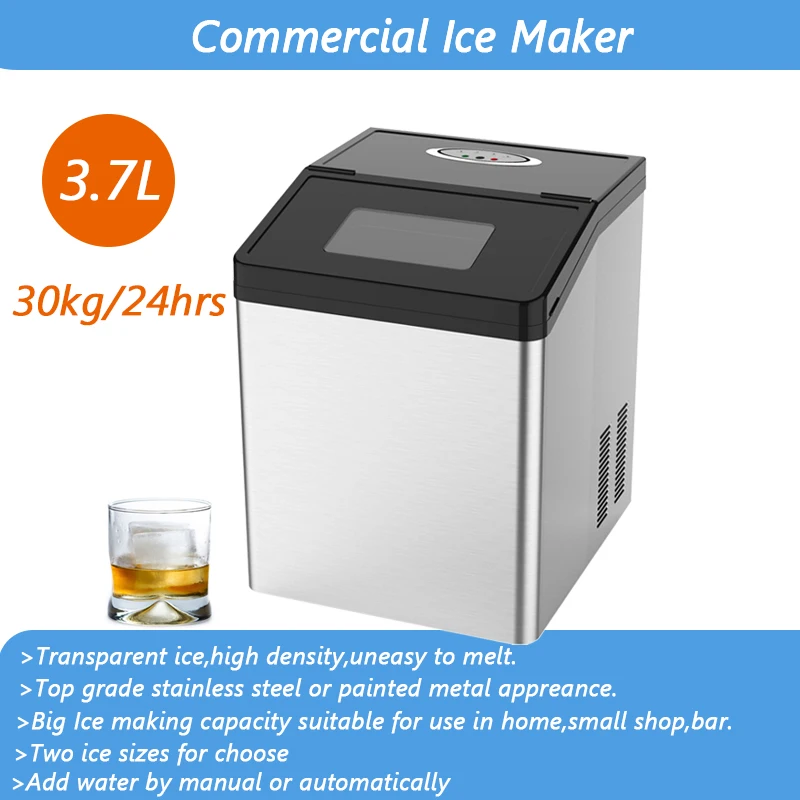 

countertop portable electric ice maker machine for cube ice