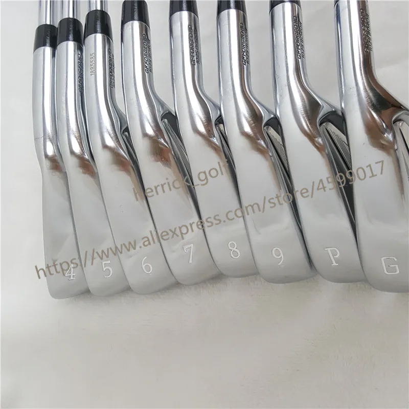 8 قطعة JPX919 مجموعة جولف مزورة الحديد نوادي الجولف 4-9PG R/S فليكس الصلب/الجرافيت رمح مع غطاء رأس