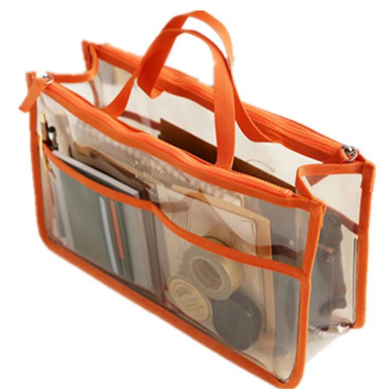 

Neceser Mujer Perspective Waterproof Cosmetic Bag Multifunctional Plastic Storage Bag Zipper Organizer Makeup Bag Unisex Wash