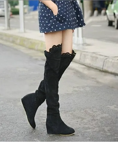 knee high boots in spring