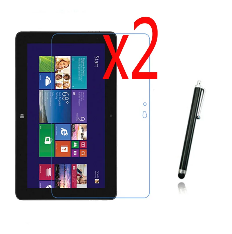 2x пленка + ткань 1x Стилус прозрачная защитная для ЖК-экрана планшета Dell Venue 11 Pro 5130