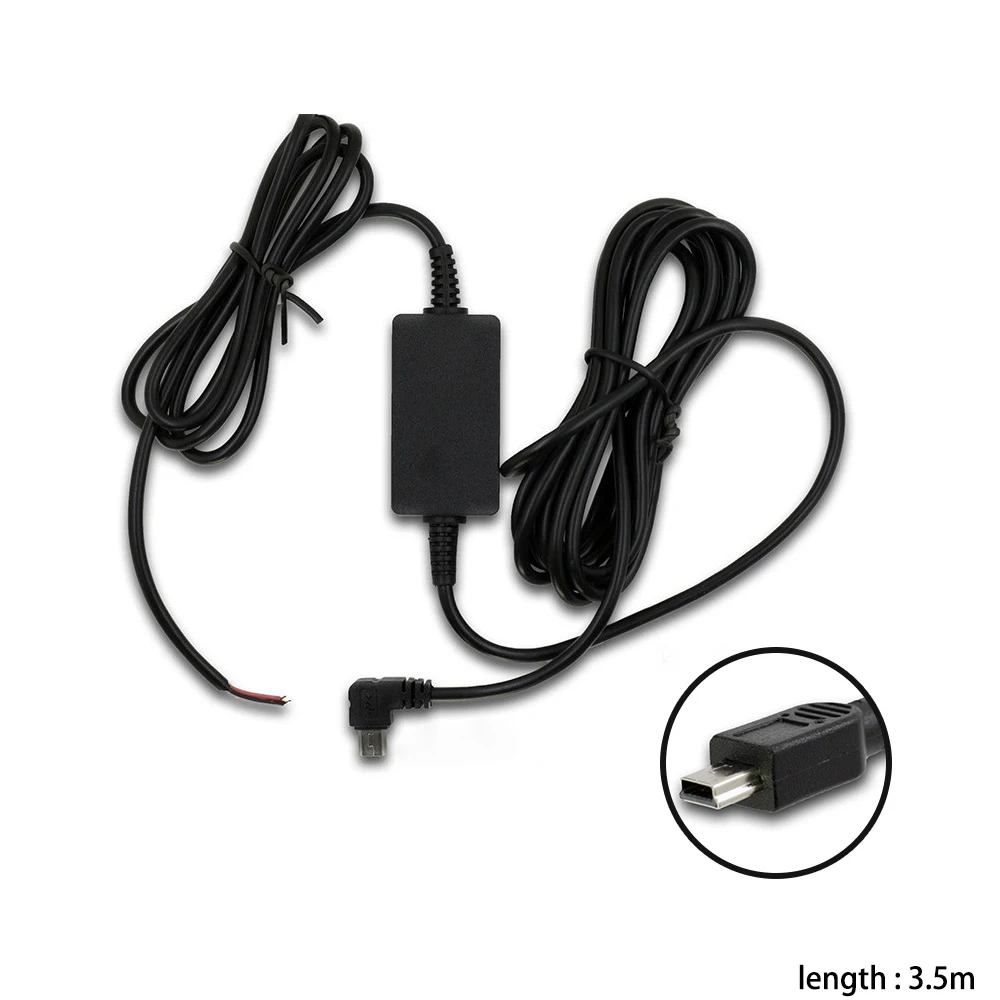 Автомобильный зарядный кабель DC 12 В 5 2 А 3 м мини USB для зарядки комплект