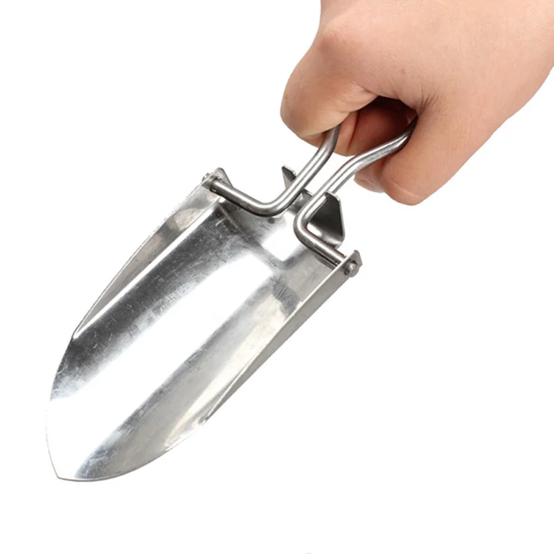 Delicate Hand Tools Outdoor Camping Folding Shovel Stainless Steel Hand