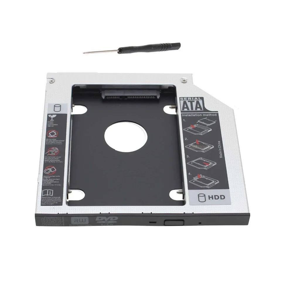 2-й жесткий диск Hdd Ssd Caddy для Sony Vaio Sve11 Sve14 Sve15 Sve17 Series GN-AW290JFQ VGN-AW310J/H VGN-AW350J/B 12 7 мм |