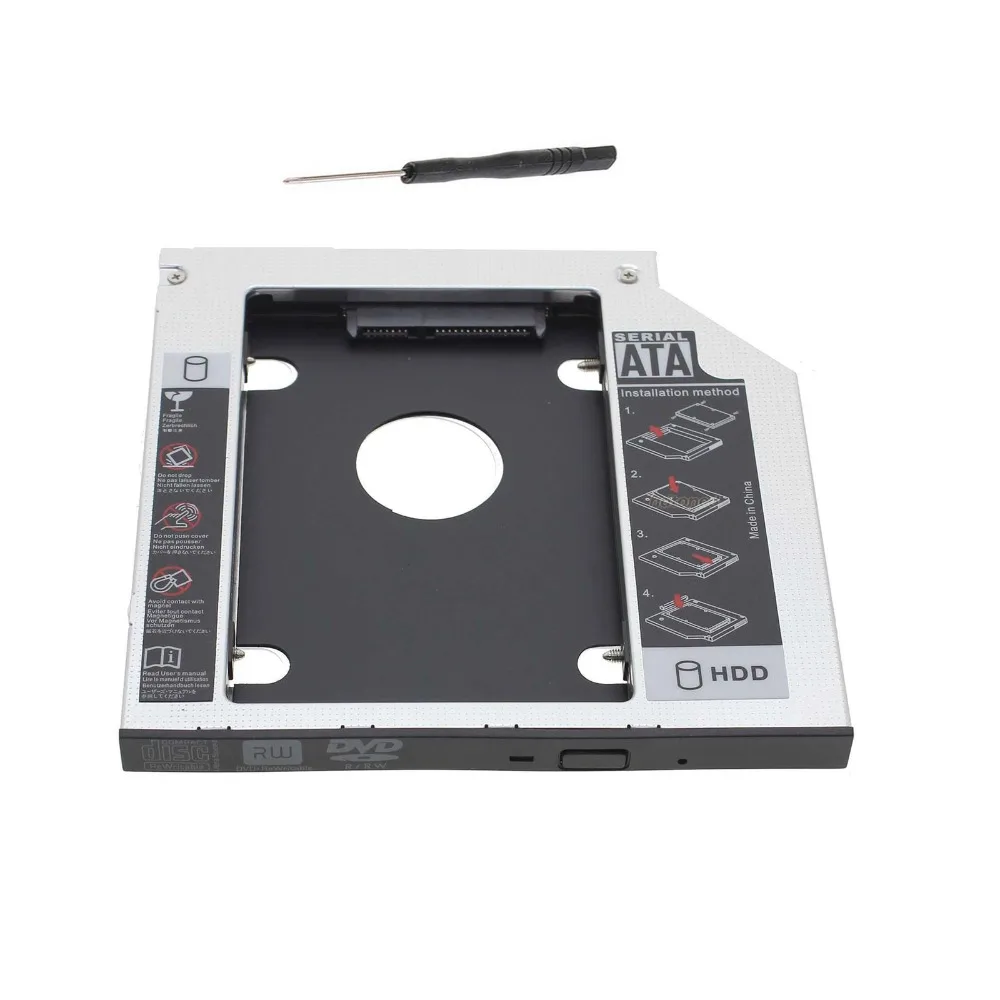 Deyoung 2nd HDD SSD Hard Drive Enclosure Caddy for Sony Vaio SVE1511c5e SVE151G17V UJ8C0 